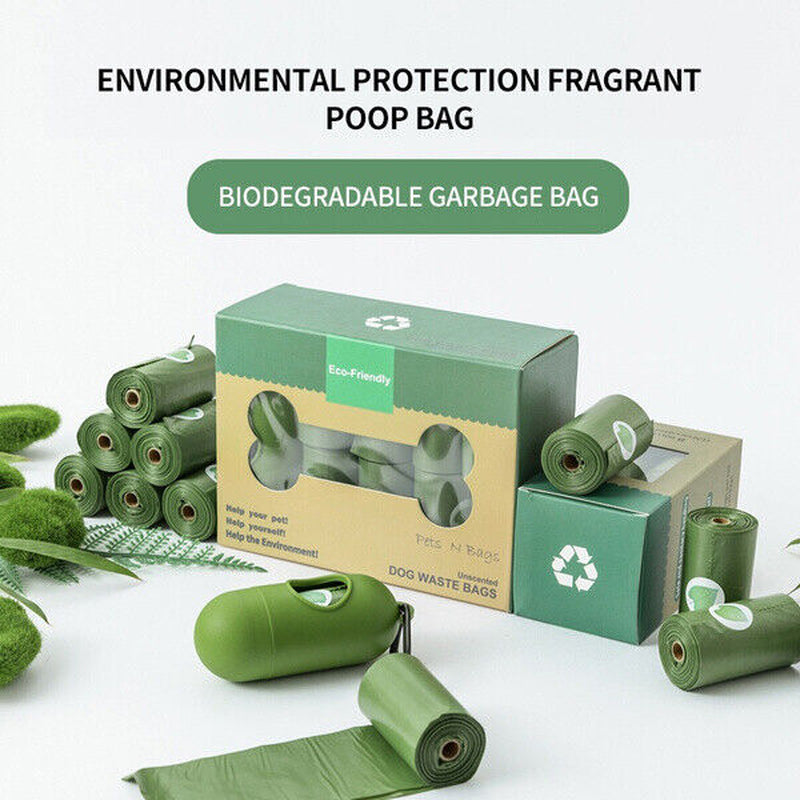 Biodegradable Dog Poop Bags Pet Poo Waste Bags High Quality Heavy Duty Large Bag